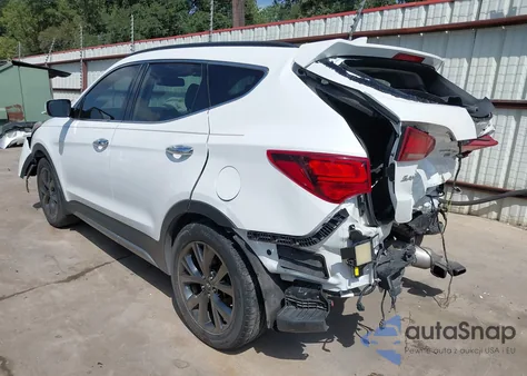 2017 Hyundai Santa Fe Sport z USA, uszkodzony, nr VIN 5NMZW4LA1HH042352